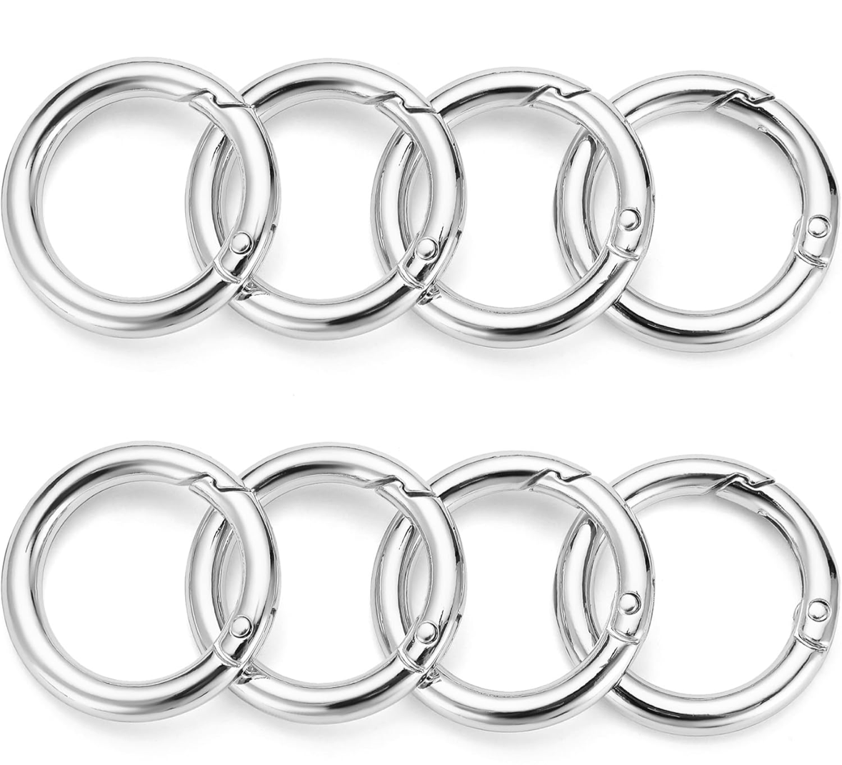 20mm Round Silver Cutee Clasp