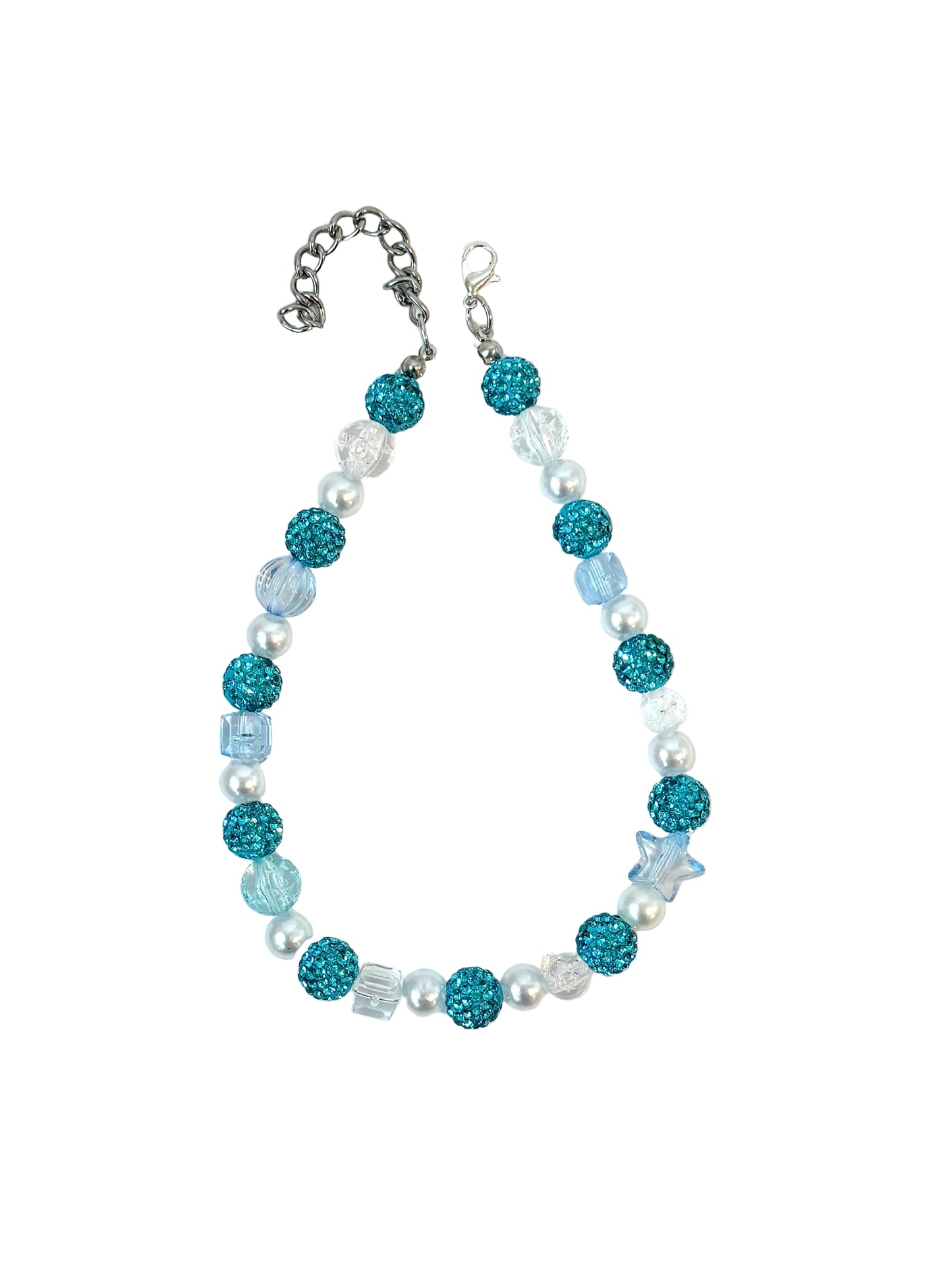 Blue Spring Sparkles Necklace