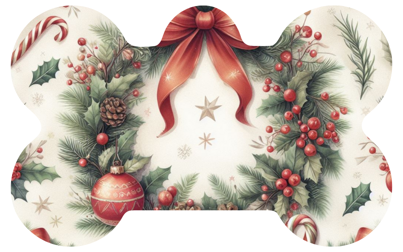 Christmas Wreath Tag