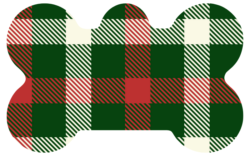 Christmas Plaid Tag
