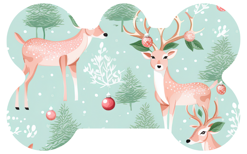 Christmas Deer Tag