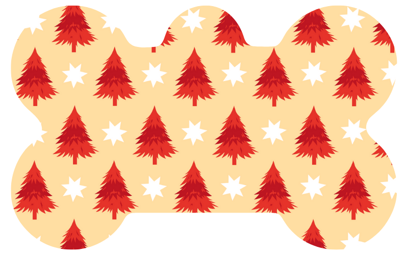 Christmas Trees & Stars Tag