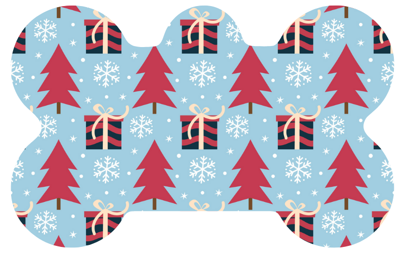 Christmas Presents and Trees Tag