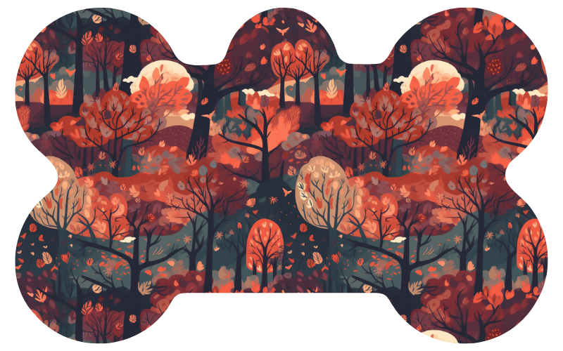 Fall Forest Fall Tag