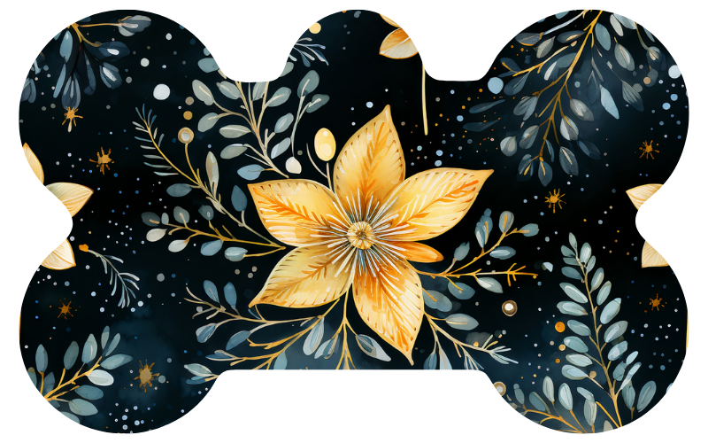Christmas Flowers Tag