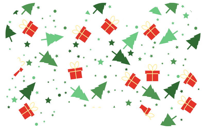 Christmas Presents & Trees Tag