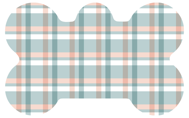 Pastel Plaid Tag