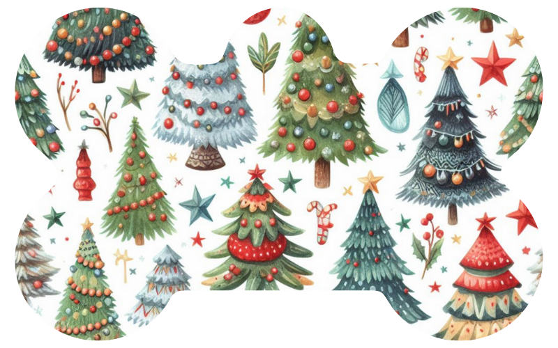 Christmas Trees Tag