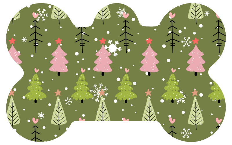 Cutee Christmas Trees Tag