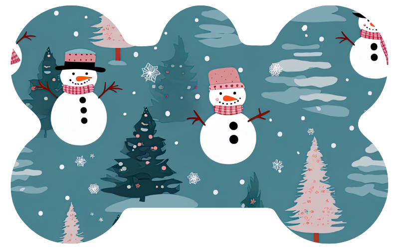Snowman Christmas Tag
