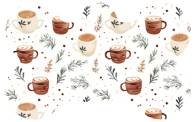 Christmas Coffee Tag