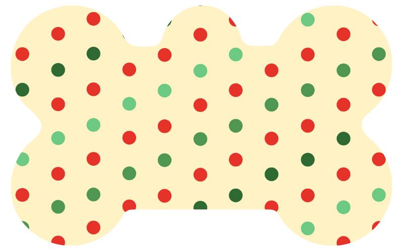 Christmas Polka Dots Tag