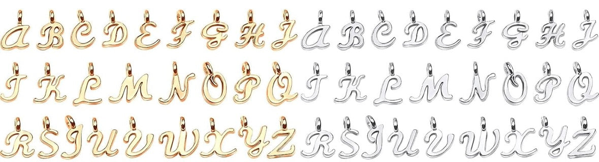 Cursive initials