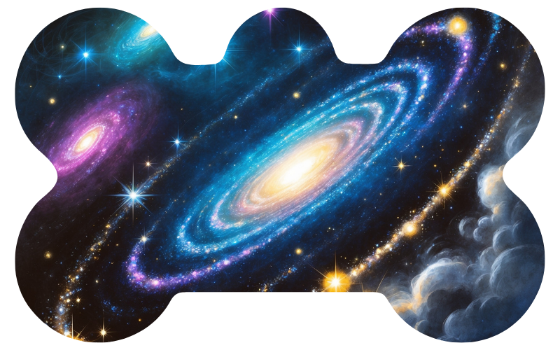 Black Galaxy Tag