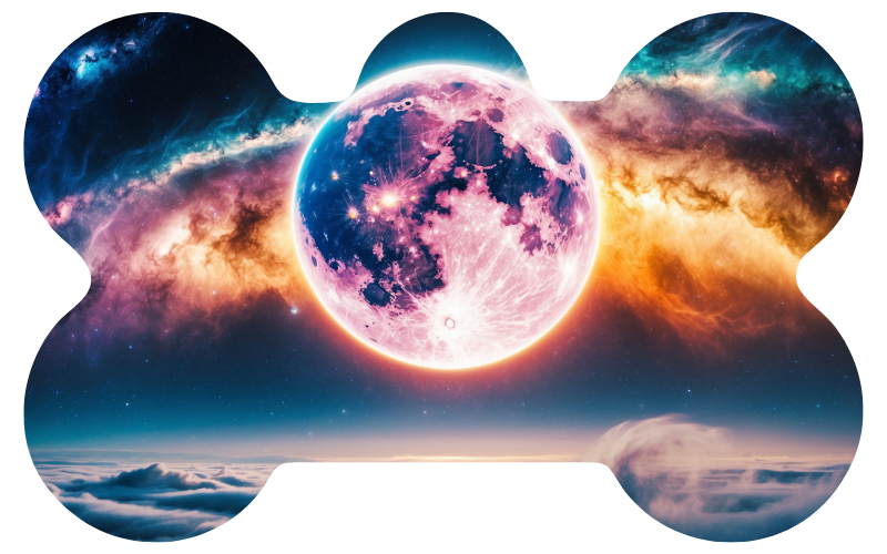 Moon Galaxy Tag