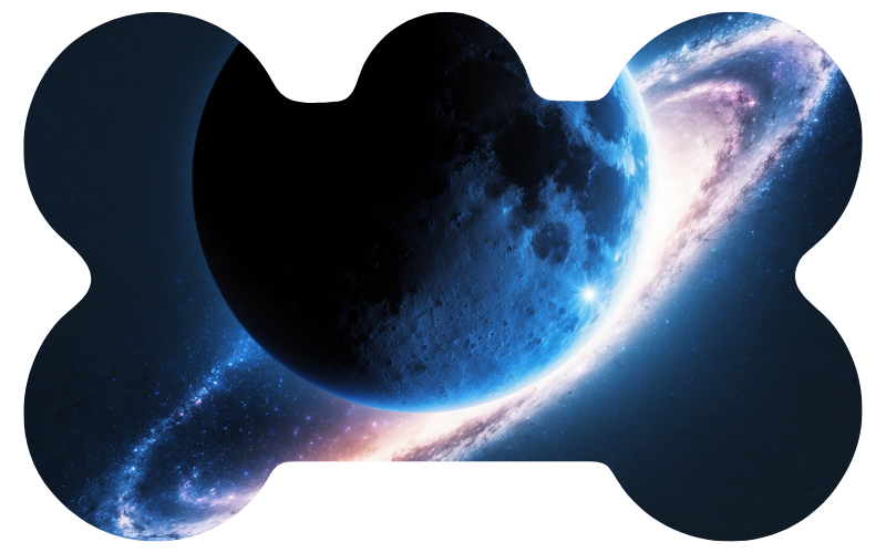 Dark Moon Galaxy Tag