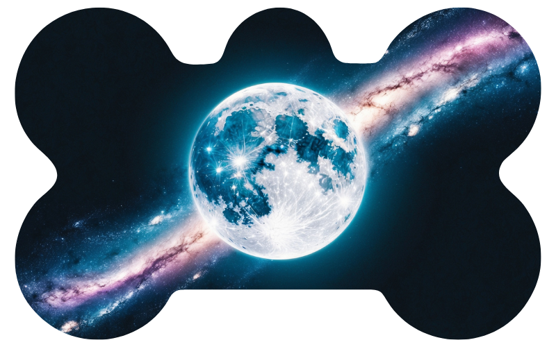 Bright Moon Galaxy Tag