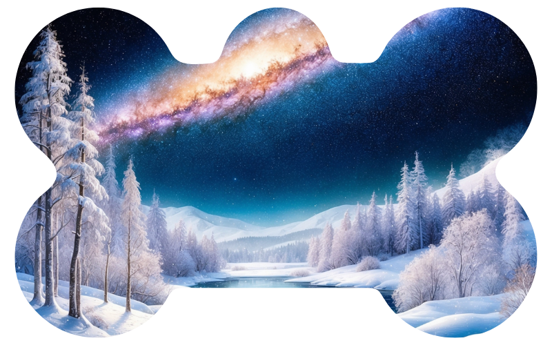 Snow Galaxy Tag