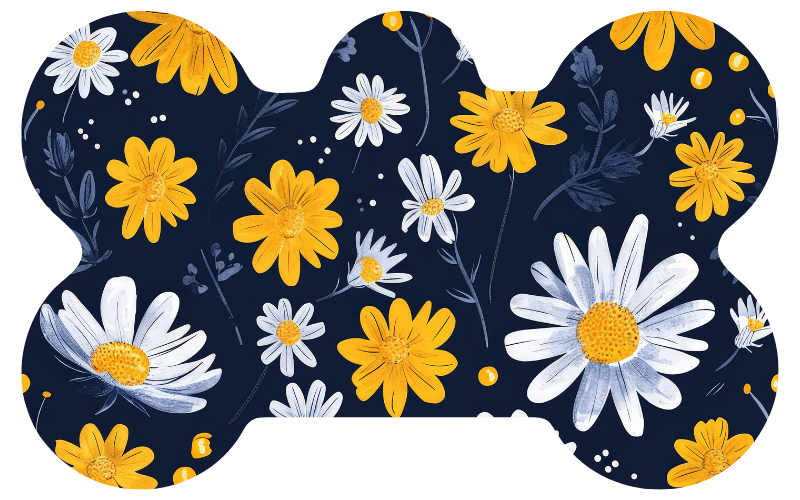 Sunny Daisy Flower Tag