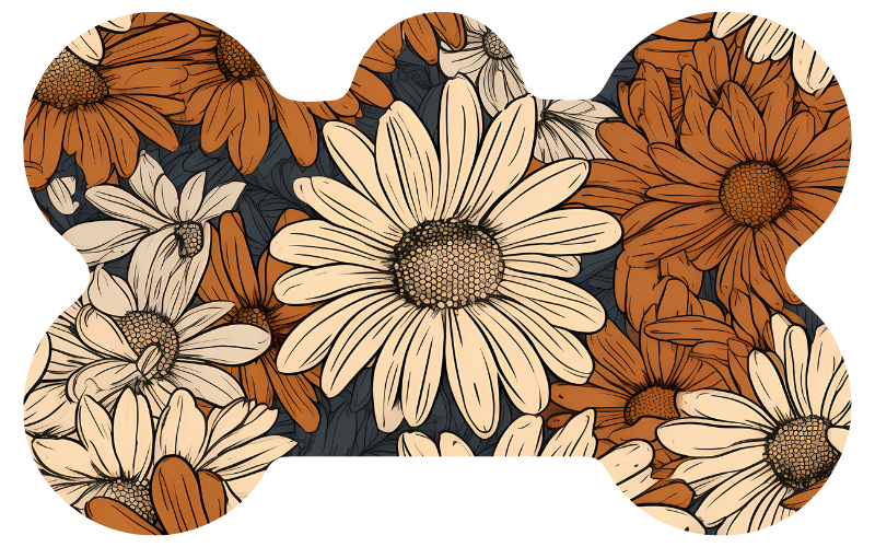 Orange Sunflower Tag