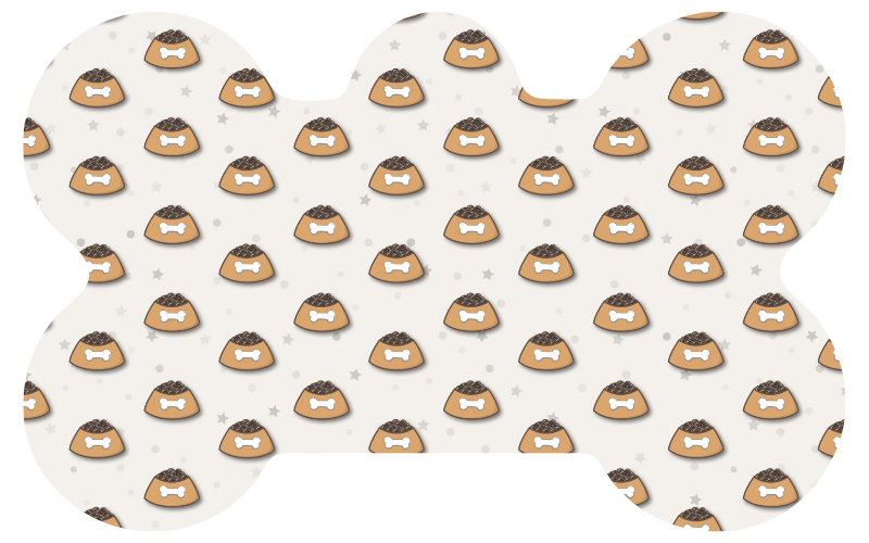 Dog Food Bowl Tag