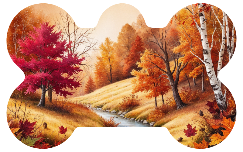 Fall Scene Fall Tag