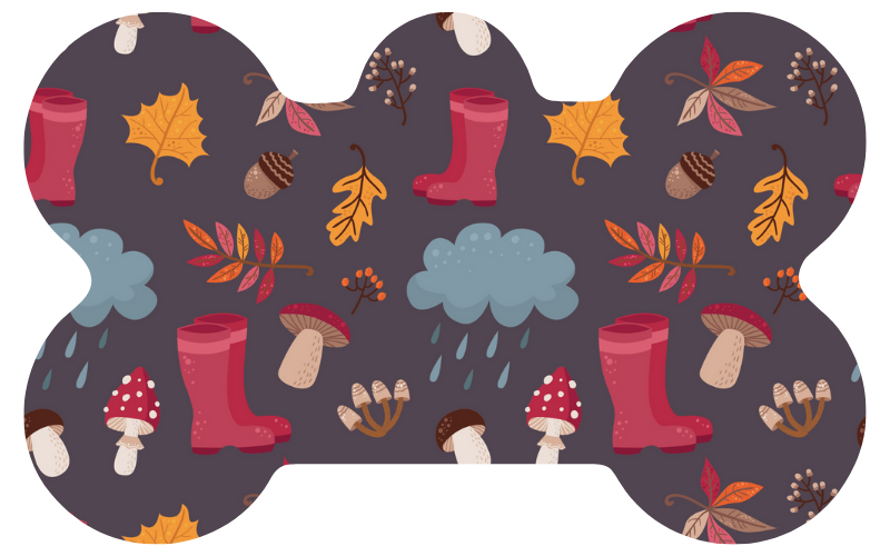 Rainy Autumn Day Fall Tag