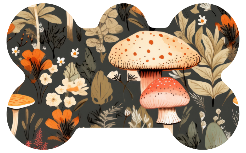 Autumn Mushroom Tag