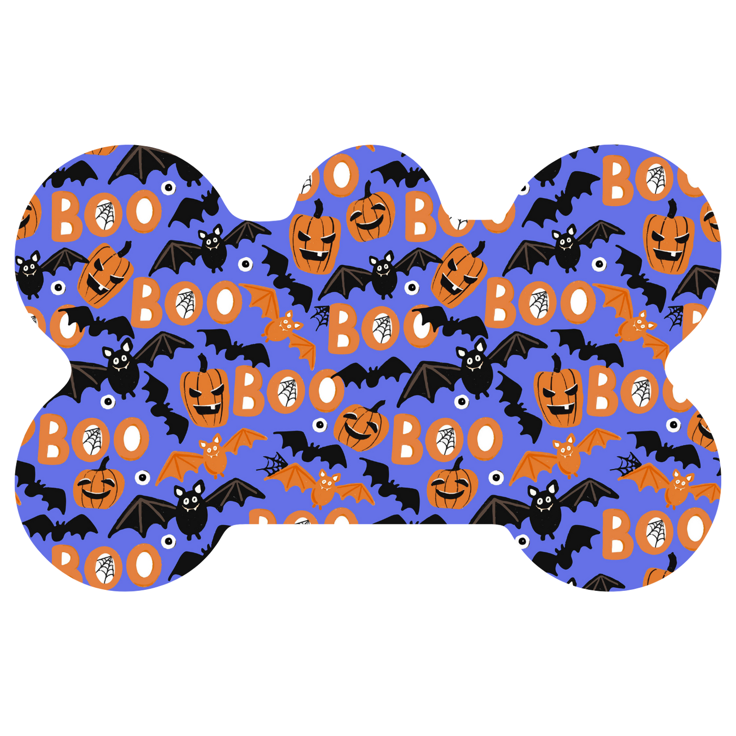 BOO Pumpkins & Bats Halloween Tag