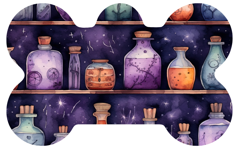 Magical Potions Halloween Tag