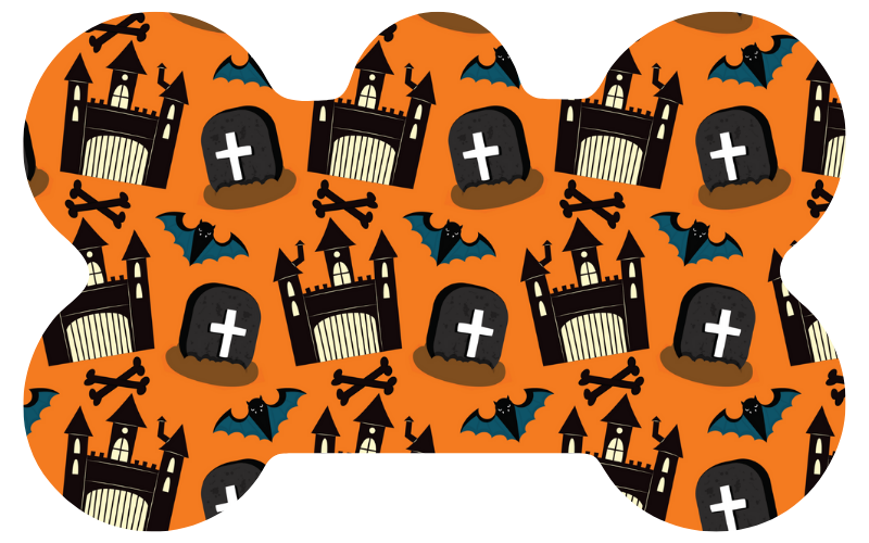 Graveyard Ghoul Halloween Tag