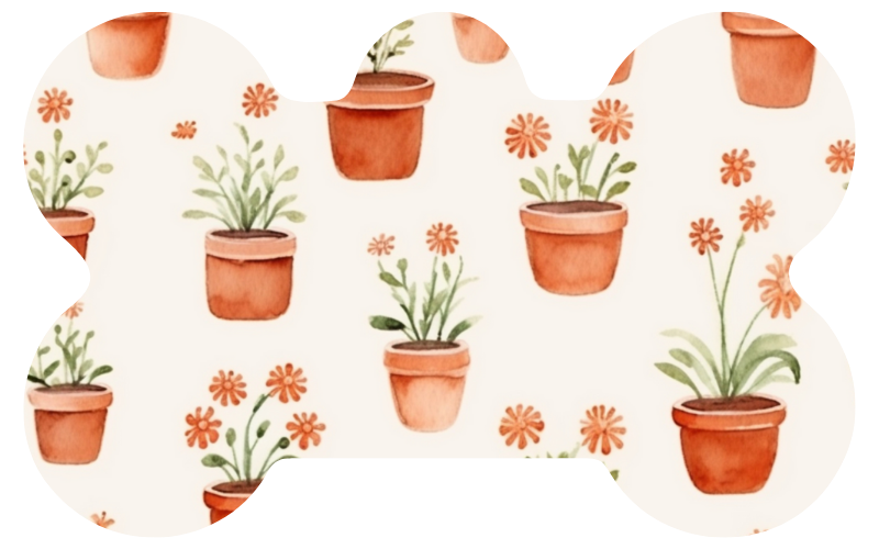 Potted Flowers Tag