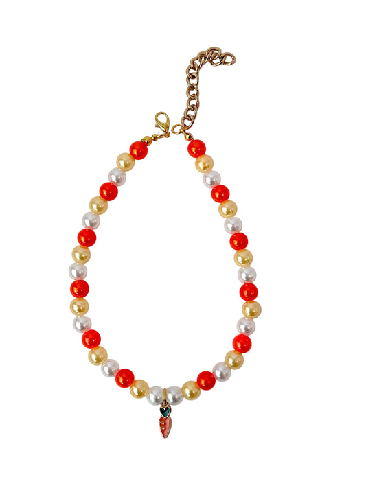 Spring Carrot Necklace