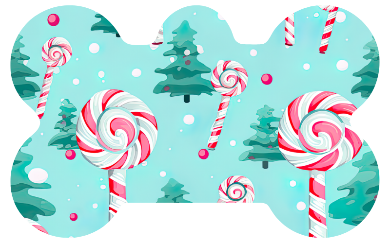 Candy Cane Lane Tag