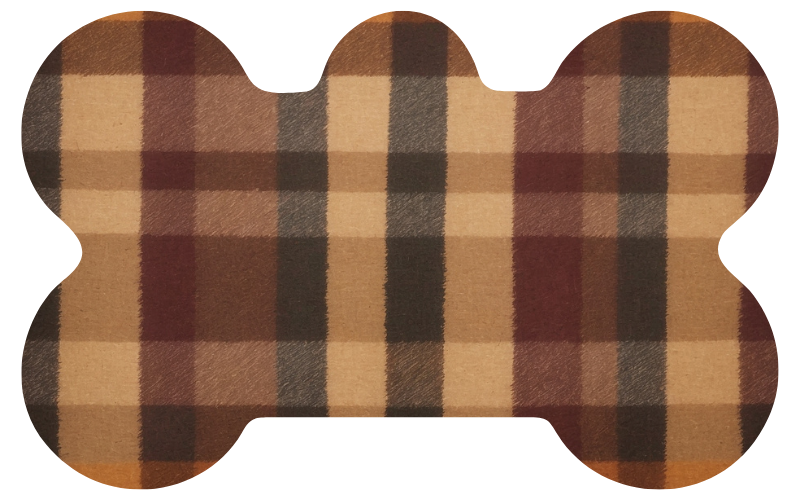 Neutrals With Black Stripes Plaid Tag