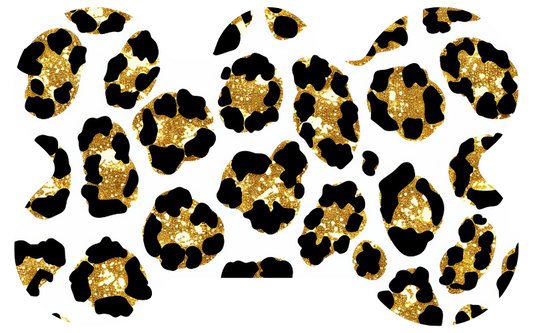 Sparkly Leopard Print Tag