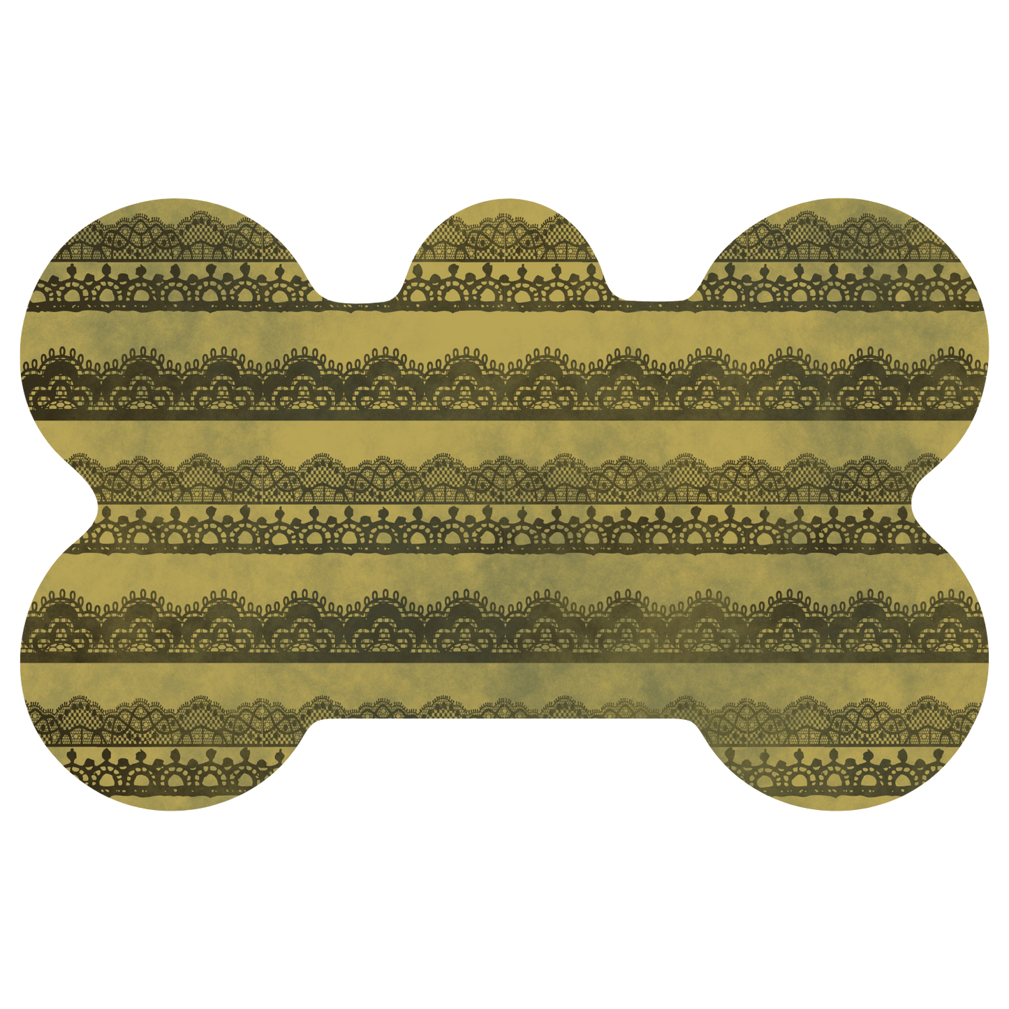 Army Green Lace Pattern Tag