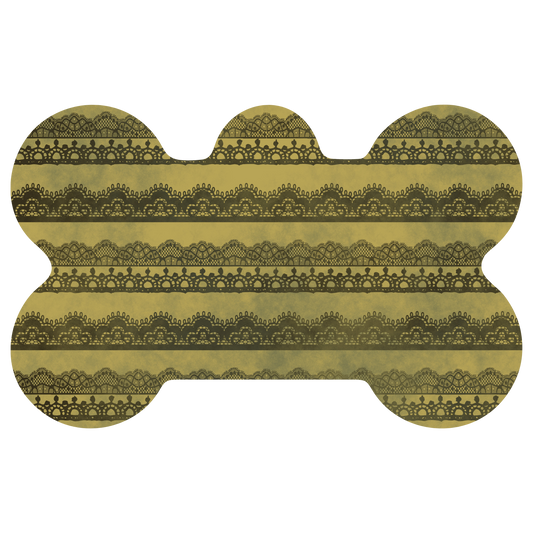 Army Green Lace Pattern Tag