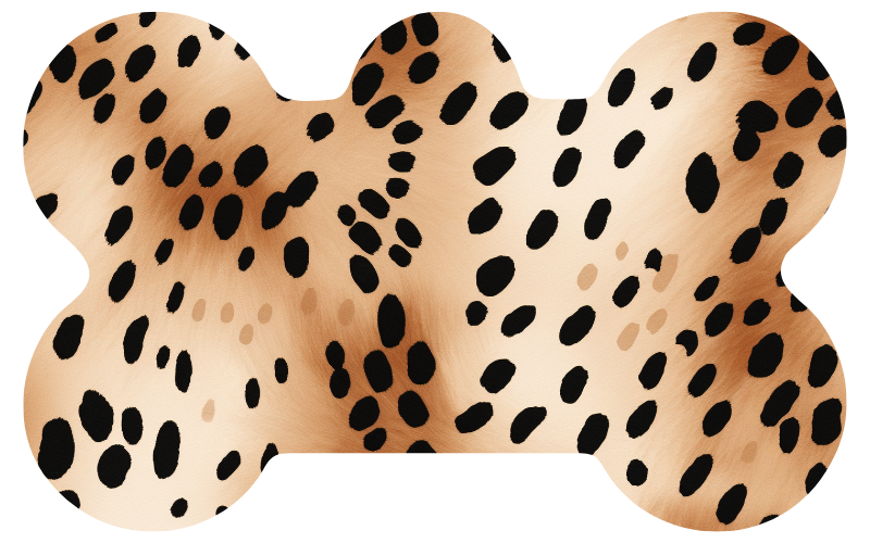 Cheetah Print Tag