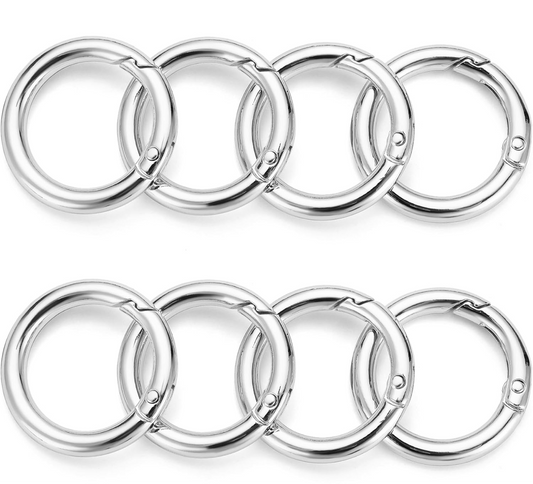 20mm Round Silver Cutee Clasp