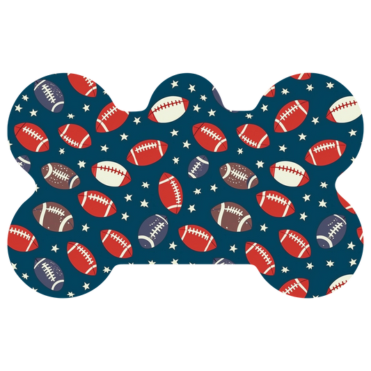 Footballs and Stars Tag