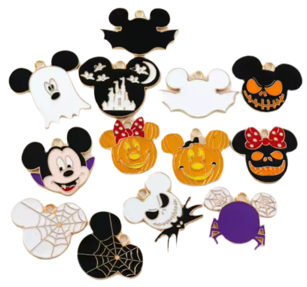 Halloween disney metal charms