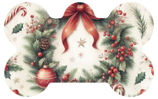 Christmas Wreath Tag