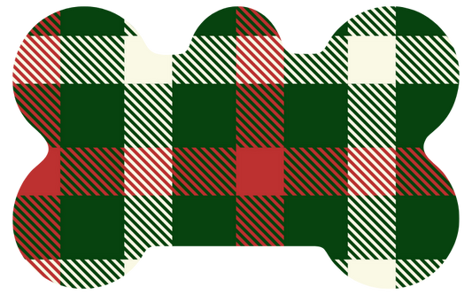 Christmas Plaid Tag
