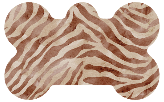 Tans/Neutrals Zebra Stripes Tag