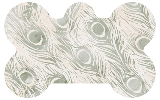 Peacock Feathers Tag