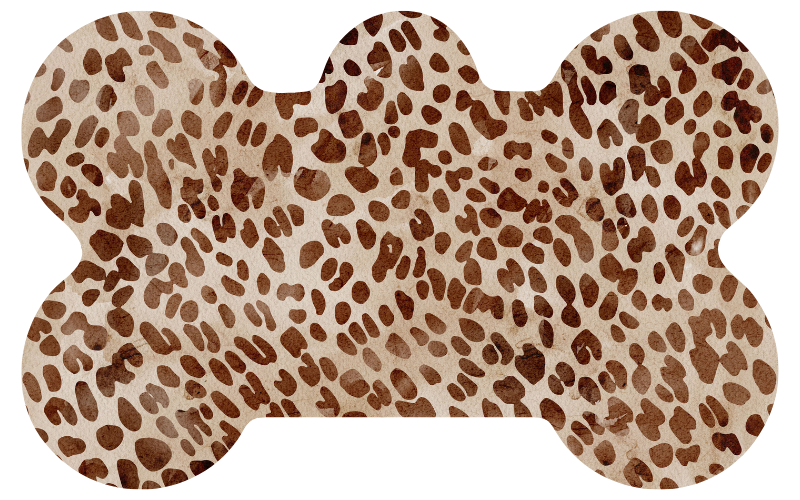 Neutral Leopard Print Tag