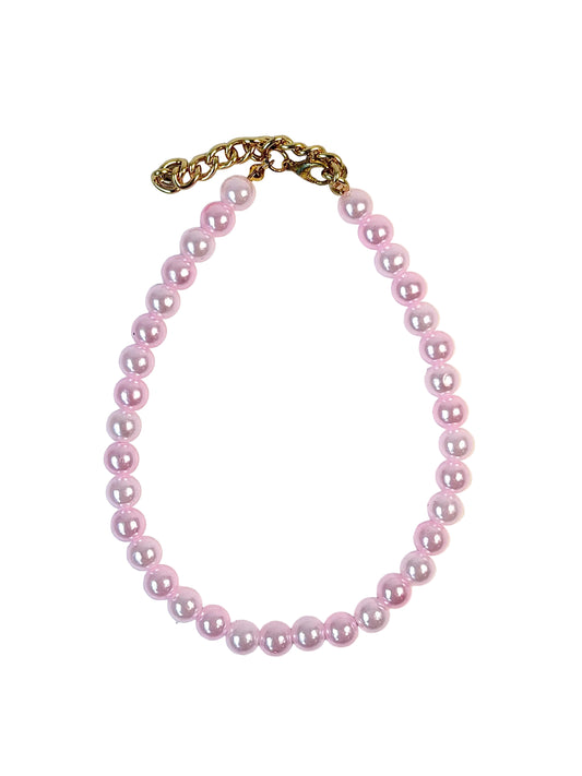Light Pink Bead Necklace