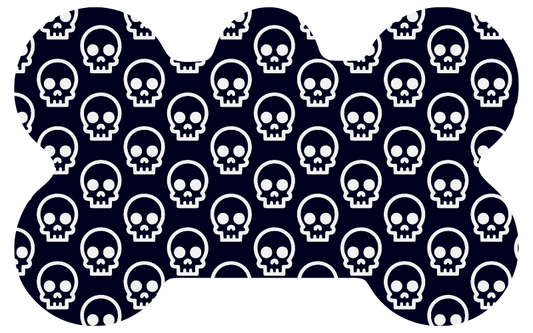 Black & White Skull Tag