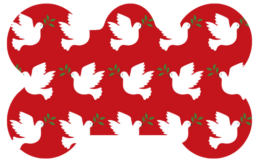Christmas Doves Tag